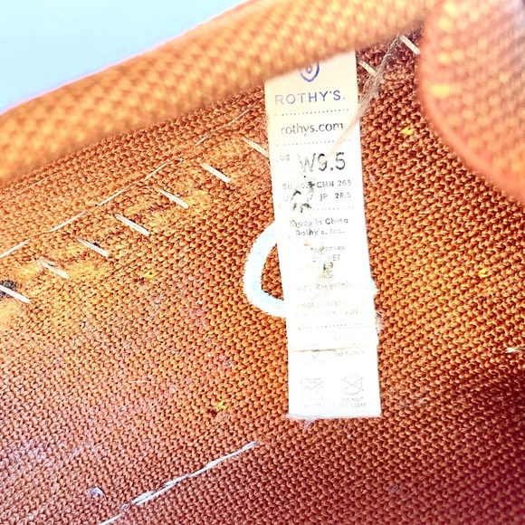 Rothy’s The Driver Loafer Cognac Brown Slip-On Flats 9.5 Excellent - Picture 12 of 12